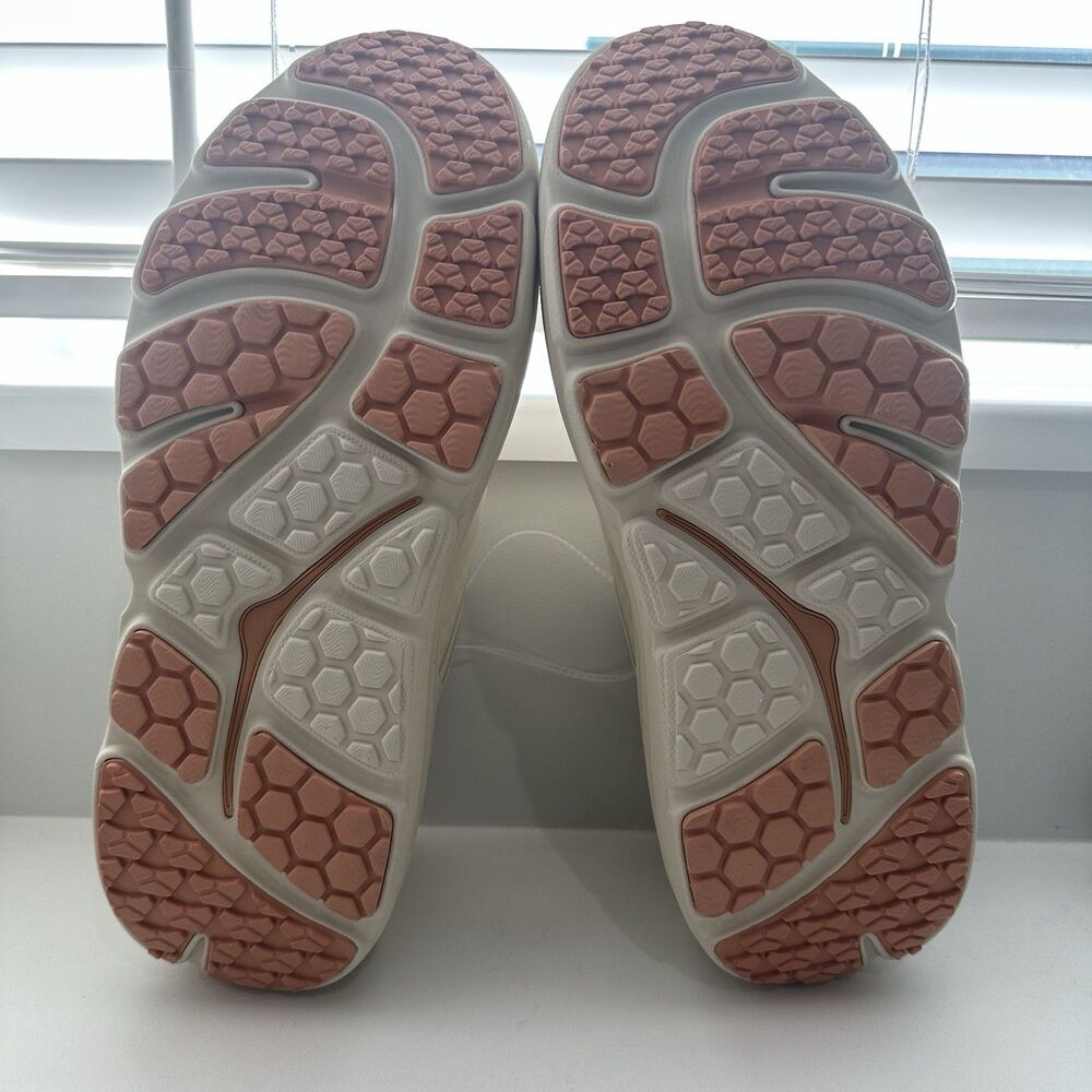 HOKA U Bondi B3 Oat Milk W 14/M 13 Sneaker Cushioned Mesh Activewear Casual Run - Picture 10 of 12